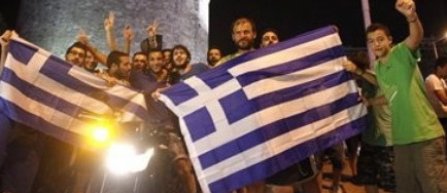 Euro 2012 - Grecia in sferturile de finala: Atena in sarbatoare